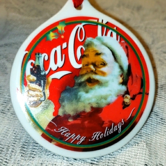 Vintage Coca Cola Christmas Ornaments 